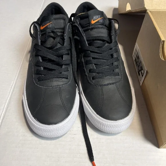 Sz 11- NIKE SB BRUIN ISO MENS 'ORANGE LABEL' BLACK - Picture 4 of 9